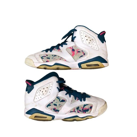 RARE 2019 Air Jordan 6 Retro 'Green Abyss' Size 6.5 - Picture 8 of 16